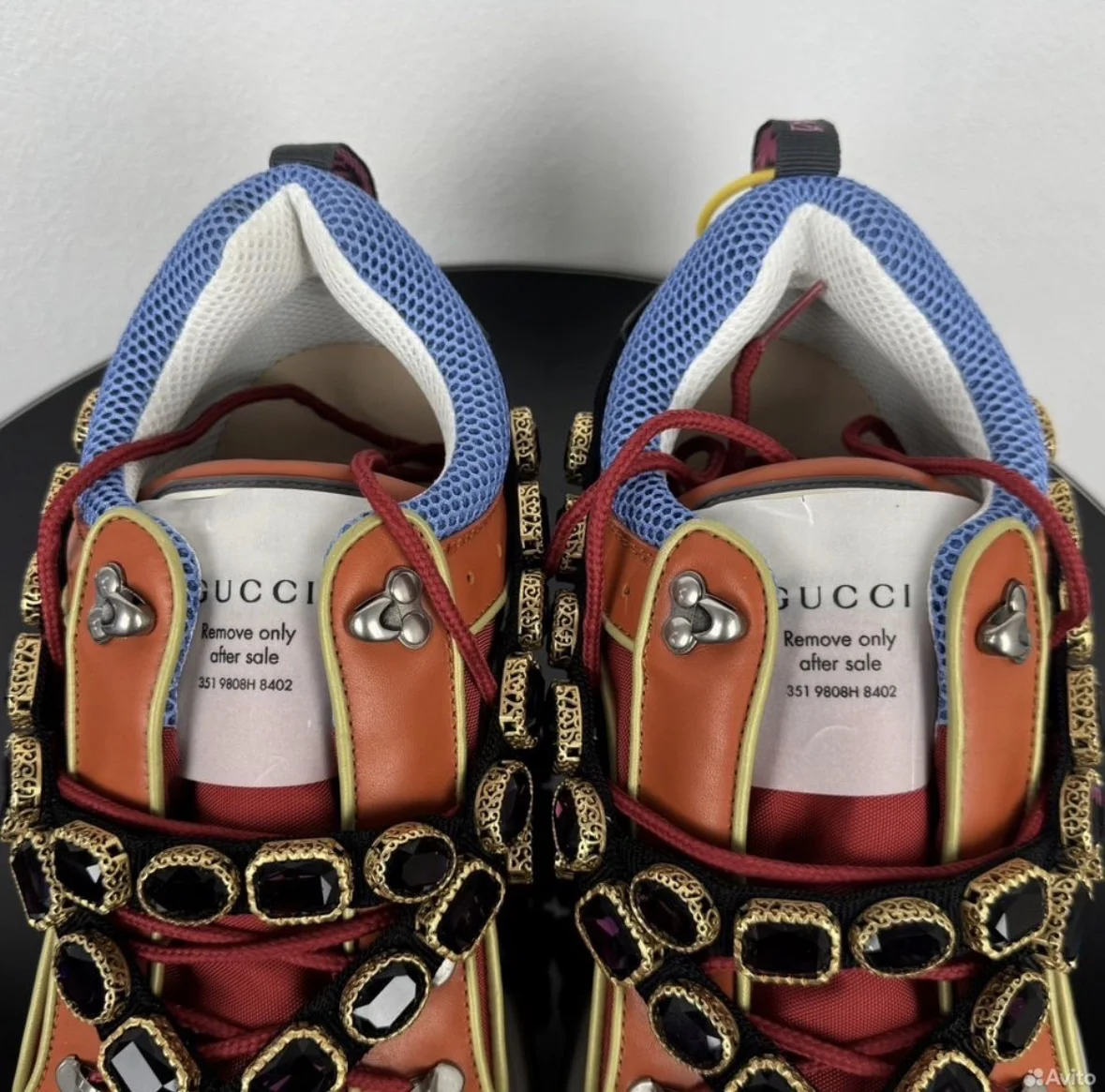 Кроссовки Gucci Flashtrek Crystals - миниатюра 4