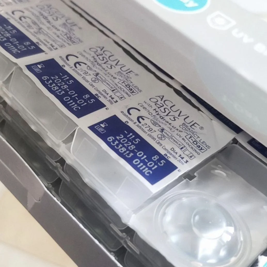 Контактные линзы - 11,5 8,5 90 шт acuvue 1-day - миниатюра 2