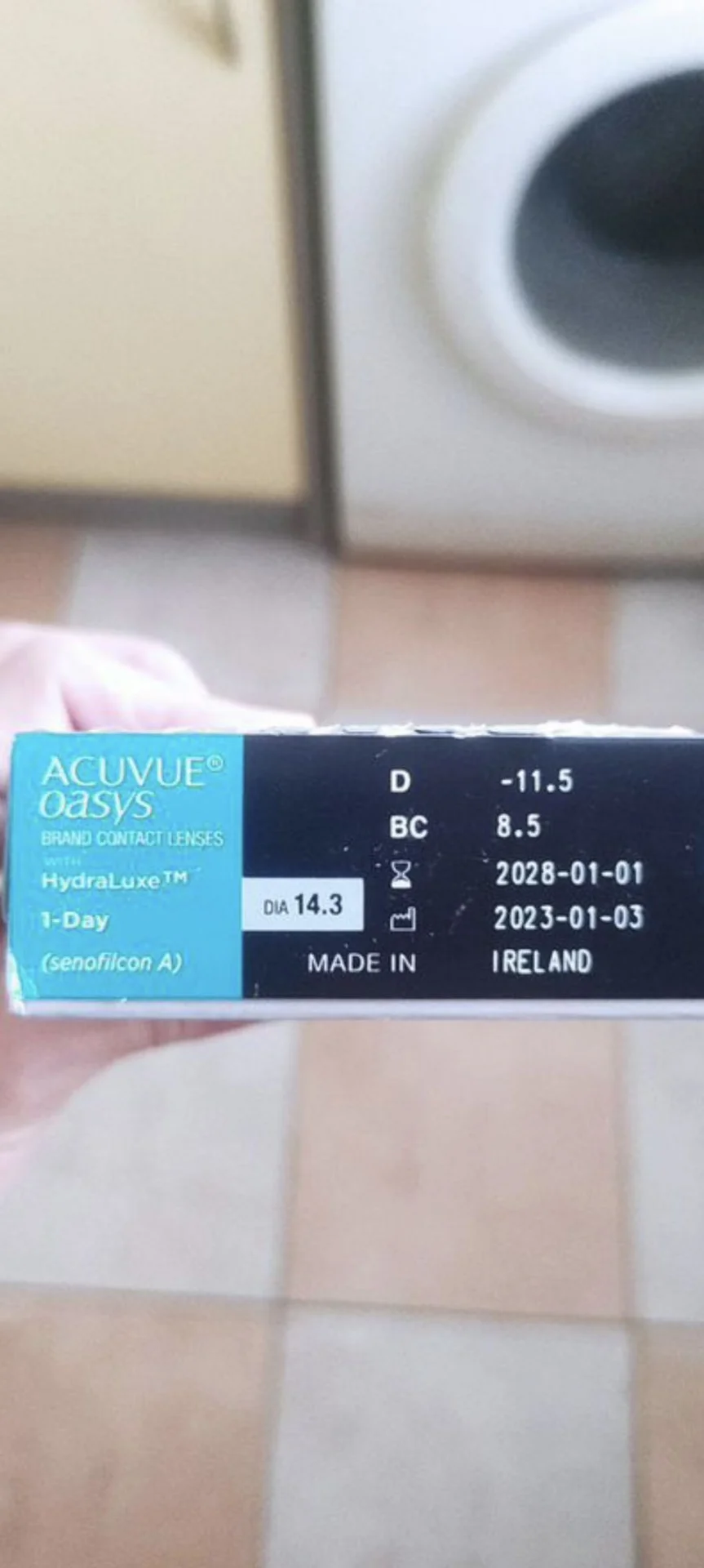 Контактные линзы - 11,5 8,5 90 шт acuvue 1-day - миниатюра 3