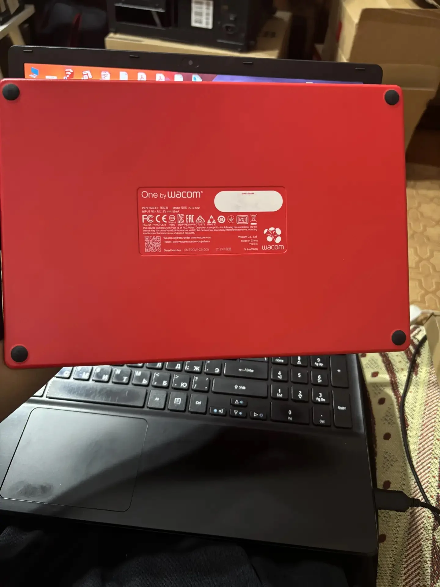 Графический планшет wacom ctl 672 - миниатюра 4