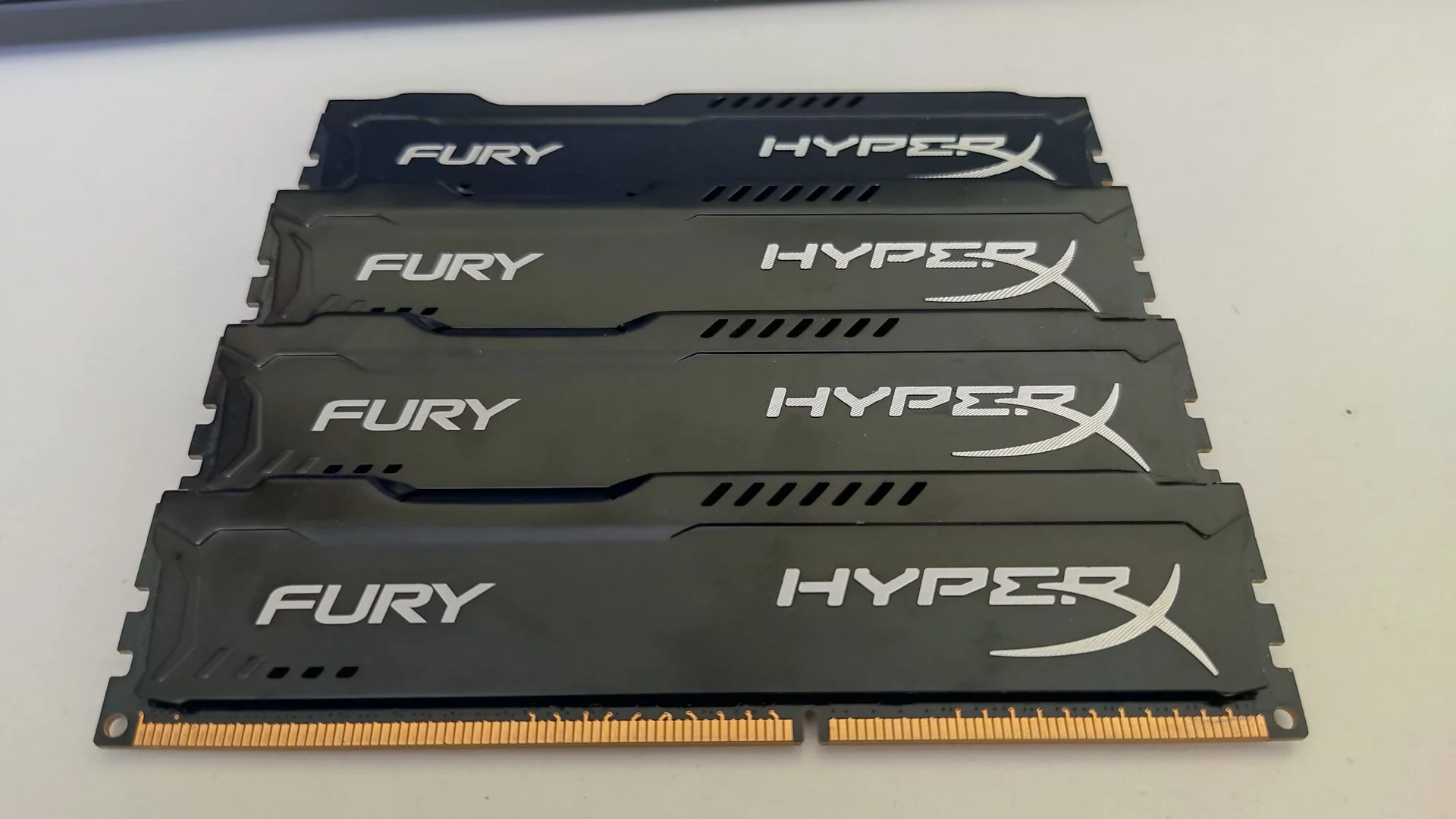 16GB DDR3 4X4GB 1600Mhz Kingston hyperX fury - миниатюра 2