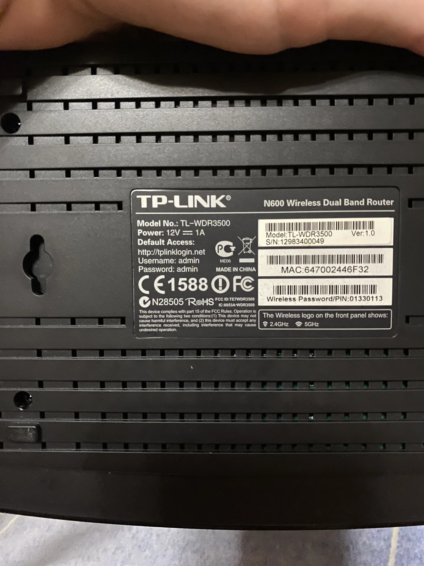 WIFI роутер tp link archer A9 бу - миниатюра 4