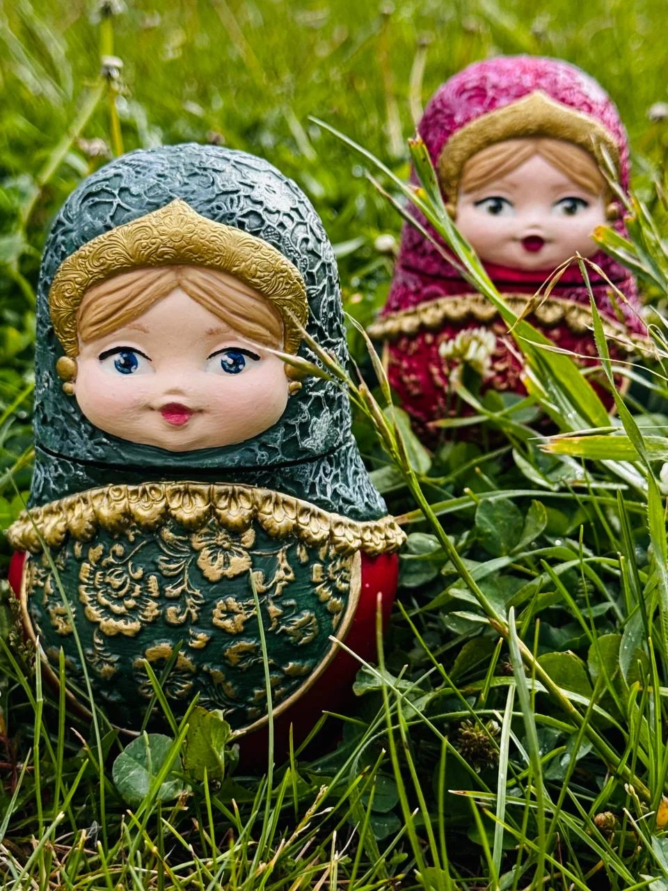 Ароматическая свеча в шкатулке Матрешка - миниатюра 2