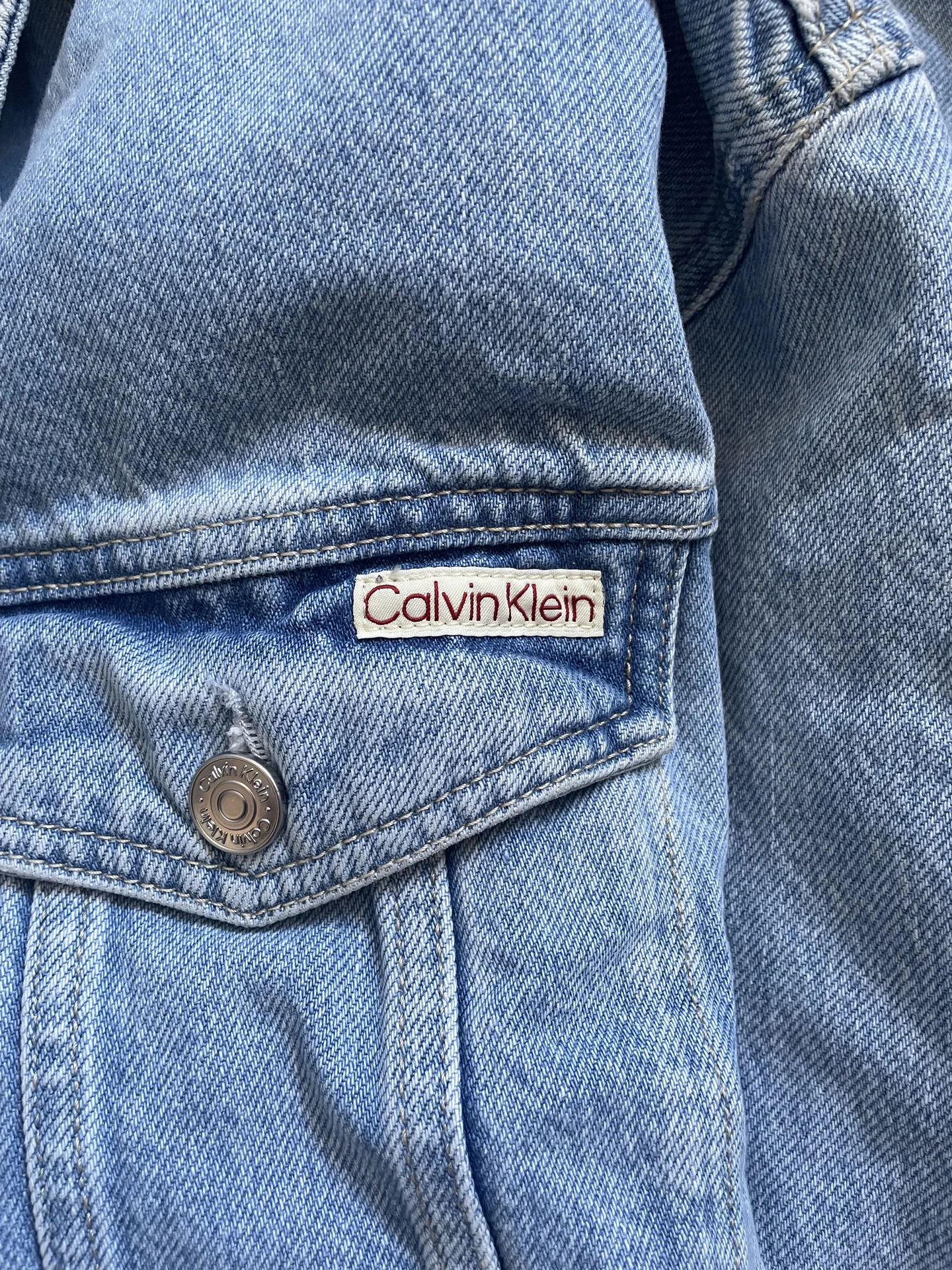 Джинсовая куртка Calvin Klein L - миниатюра 5