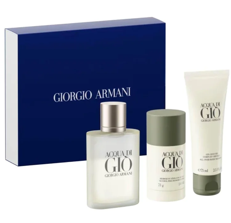 Набор оригинал Armani Acqua Di Gio Homme Set 100 ml+75ml+75 ml