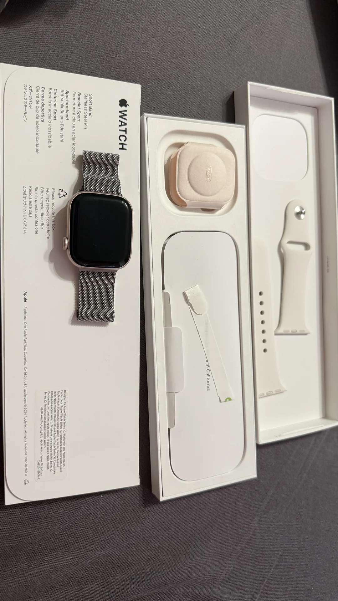 часы apple watch 10 42 mm rose gold - миниатюра 3