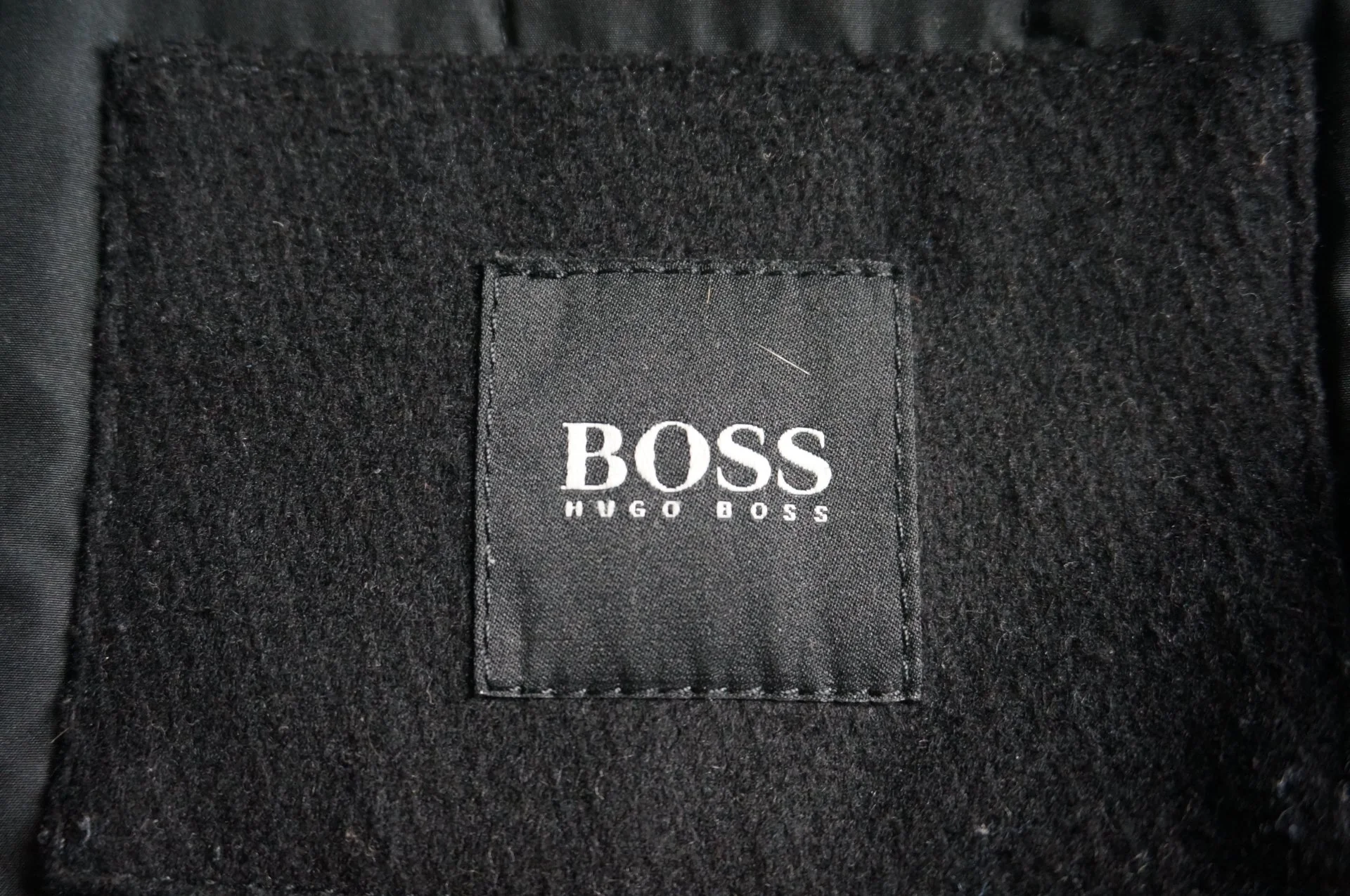 Пальто Hugo Boss кашемировое черное оригинал - миниатюра 8