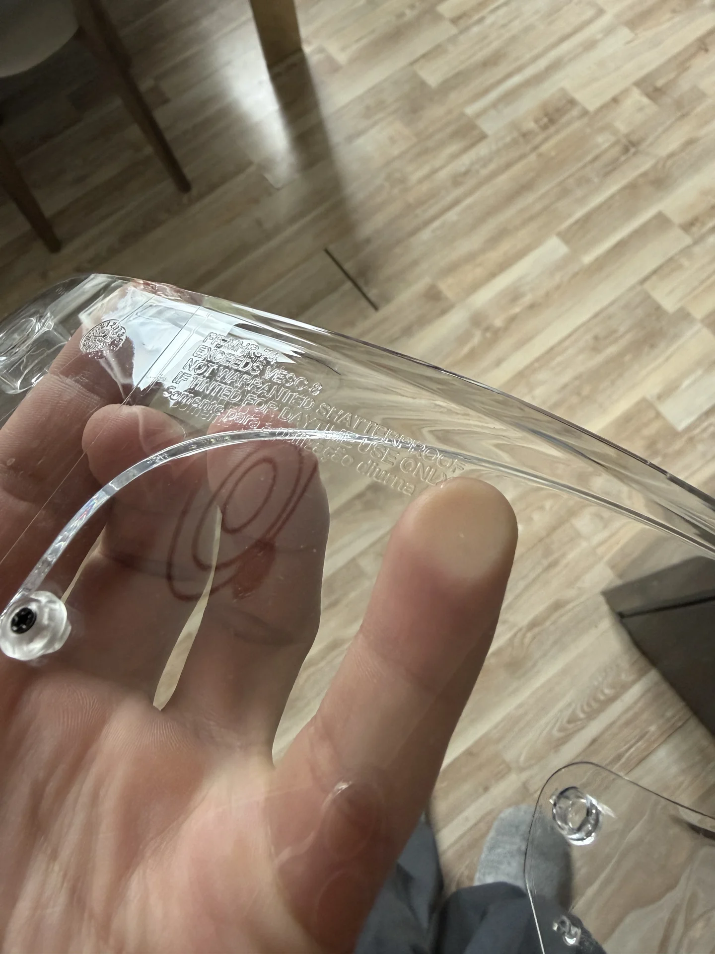 визор на шлем ls2 rapid прозрачный - миниатюра 3