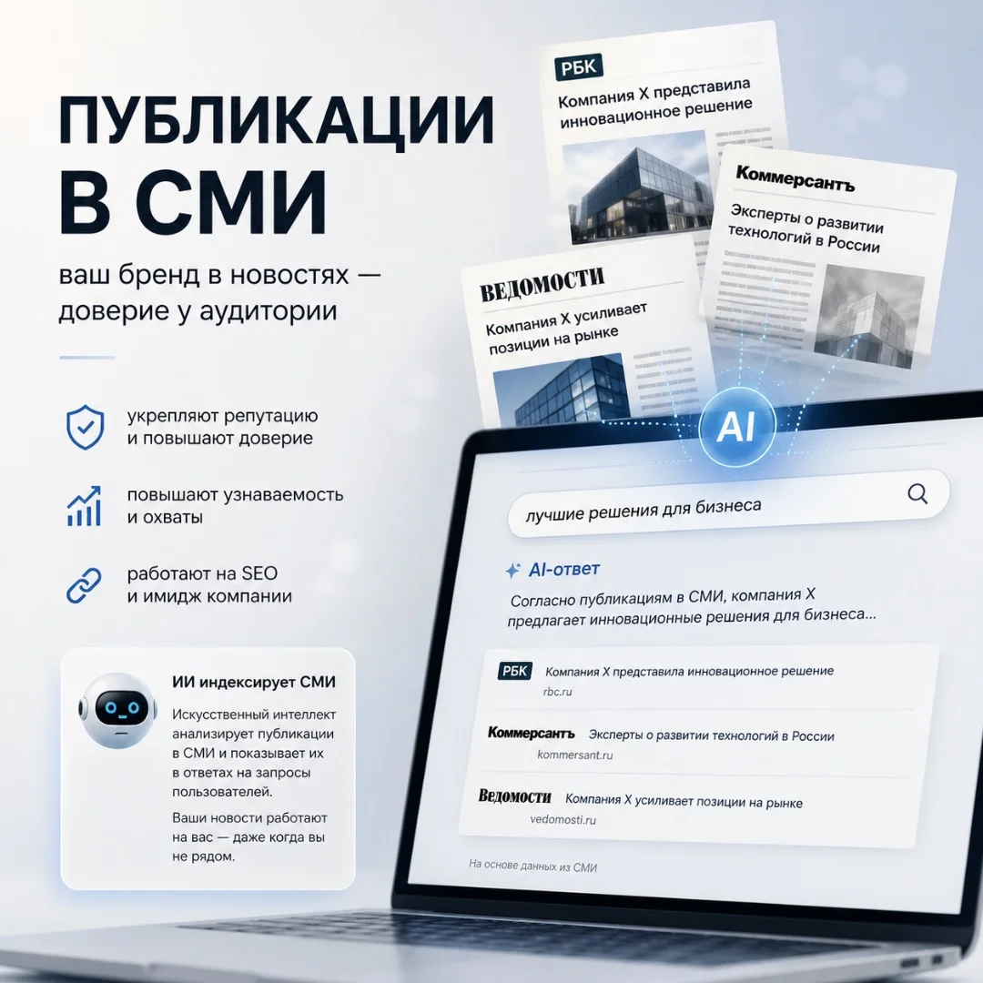 Публикация в СМИ