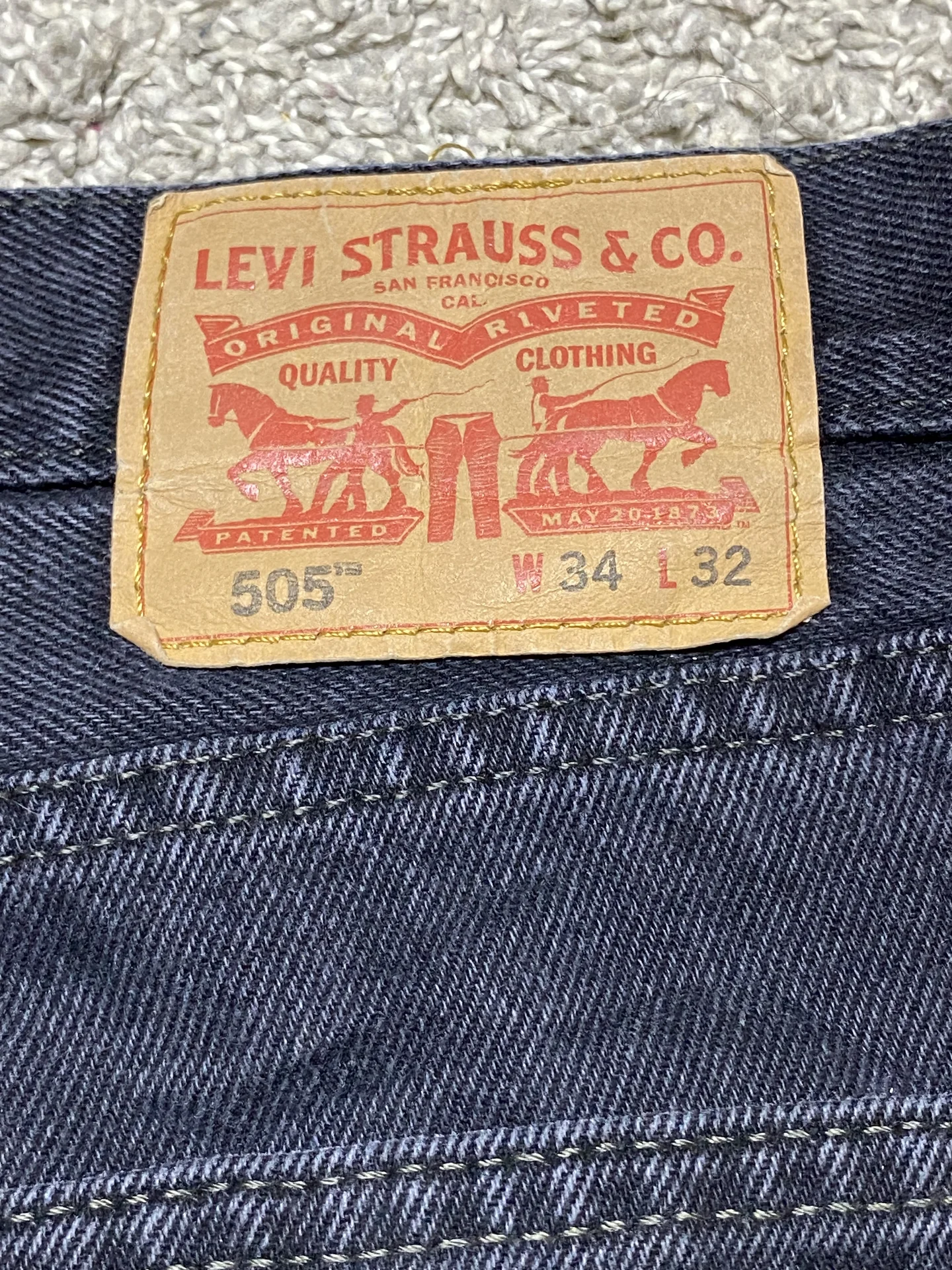 Джинсы Levis - миниатюра 4