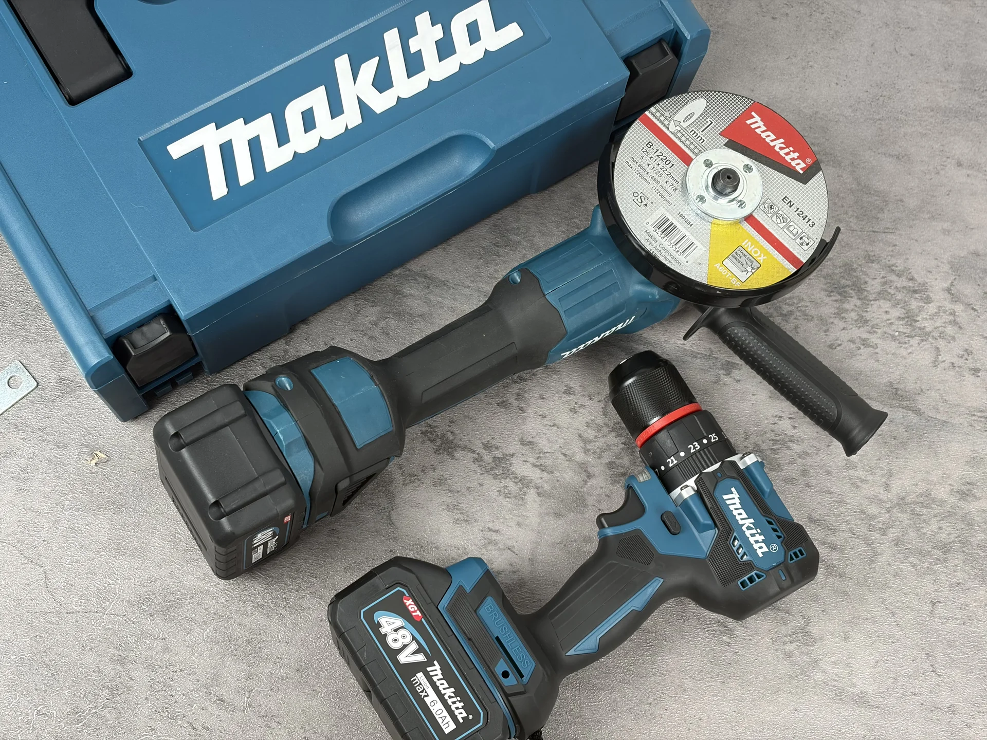 набор 2в1 ушм шуруповерт makita - миниатюра 3