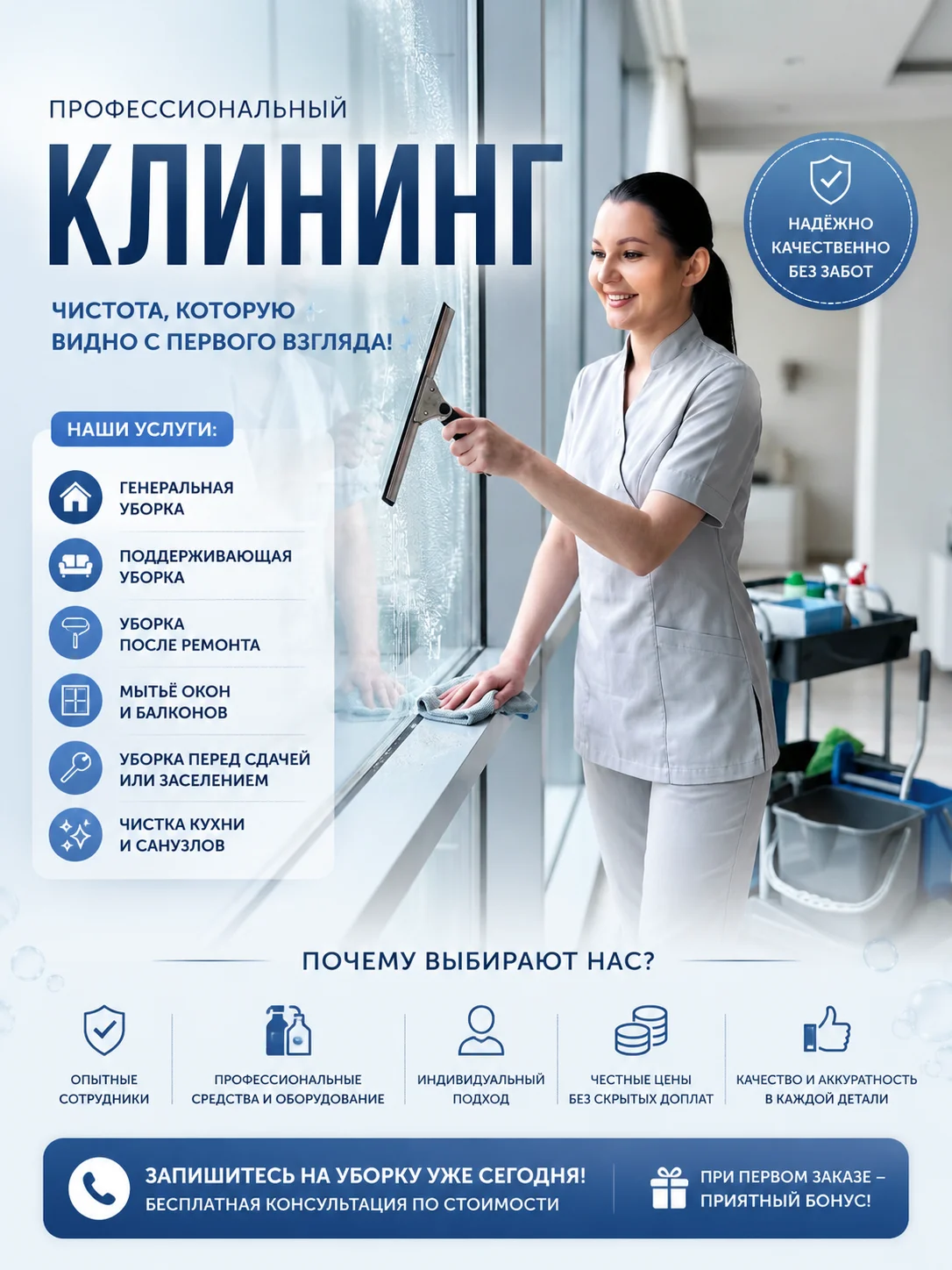 Клининг уборка квартир домов - изображение 1