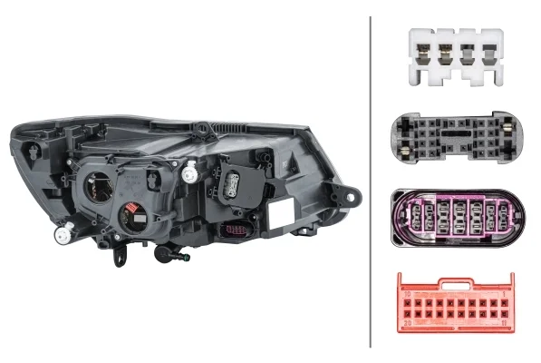 Основная фара 1ZS011314331 HELLA оригинал - миниатюра 2