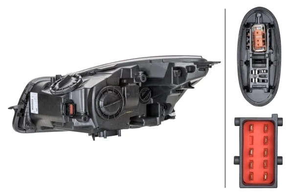 Основная фара 1ZT009631321 HELLA оригинал - миниатюра 2