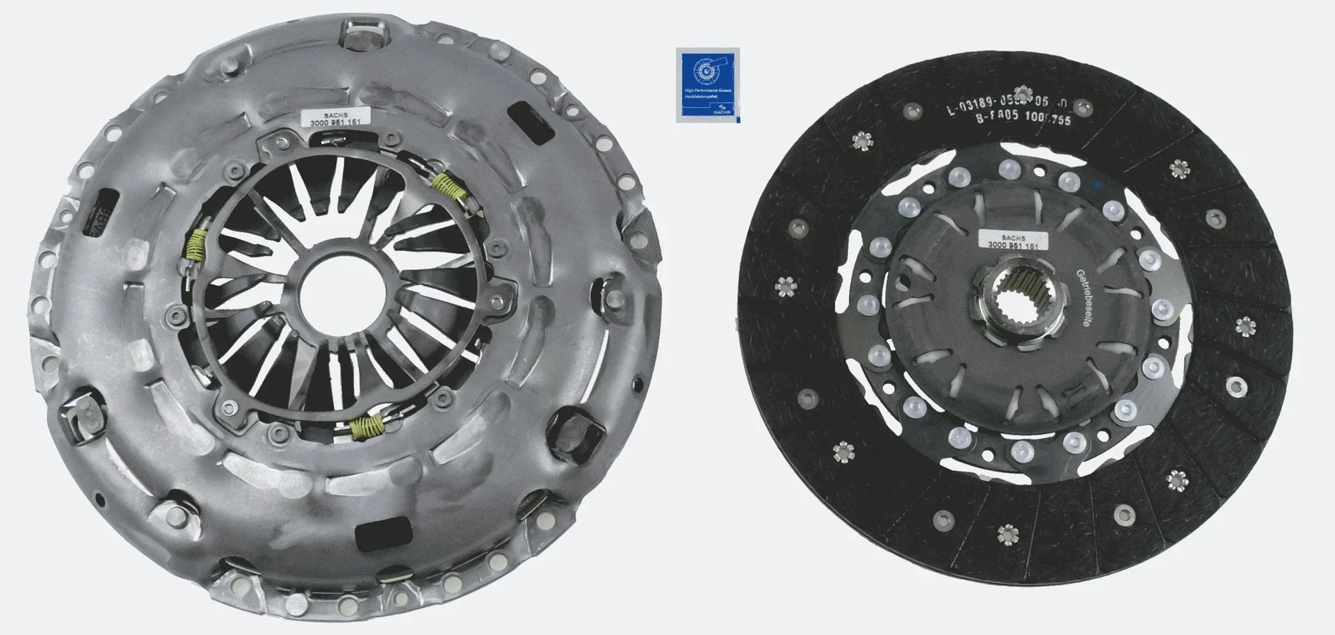 Комплект сцепления xtend 3000951151 SACHS оригинал - изображение 1