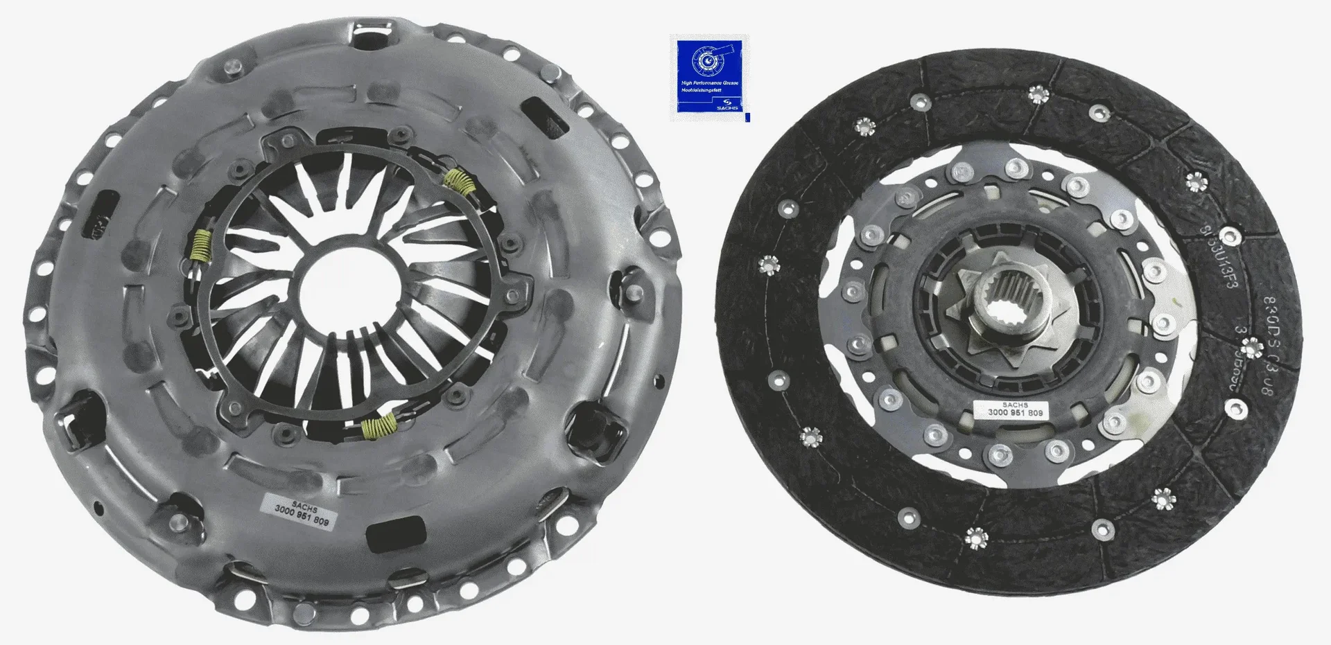 Комплект сцепления xtend 3000951809 SACHS оригинал - изображение 1