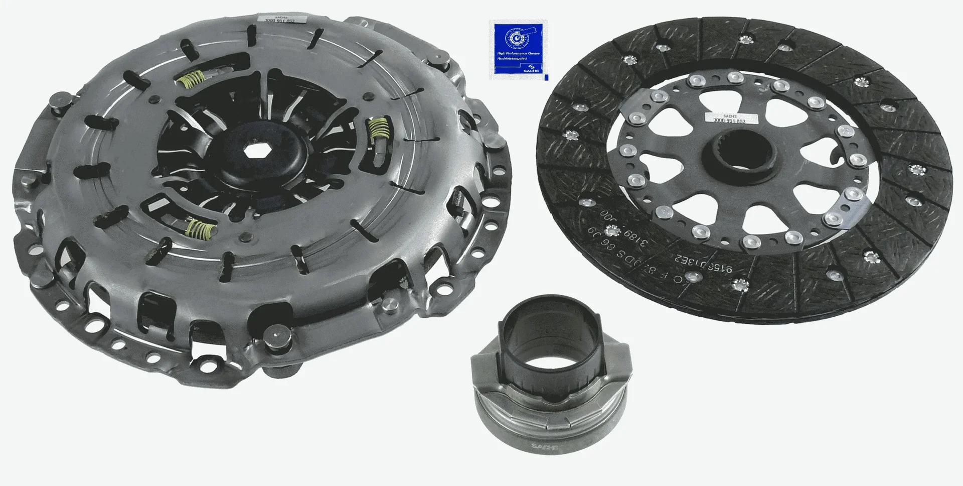 Комплект сцепления xtend 3000951853 SACHS оригинал - изображение 1