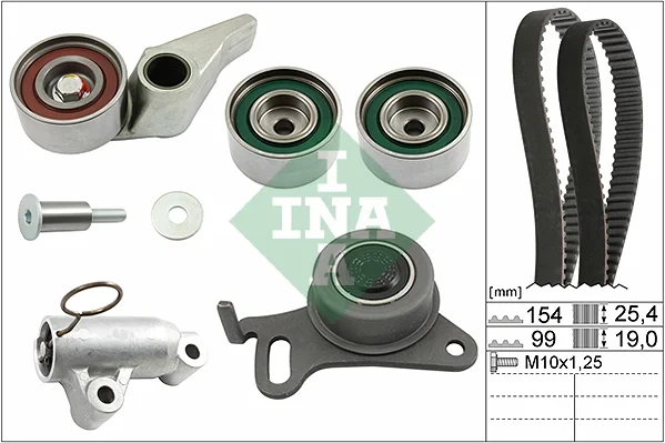 Комплект ремня грм 530059410 Schaeffler INA ориг - изображение 1