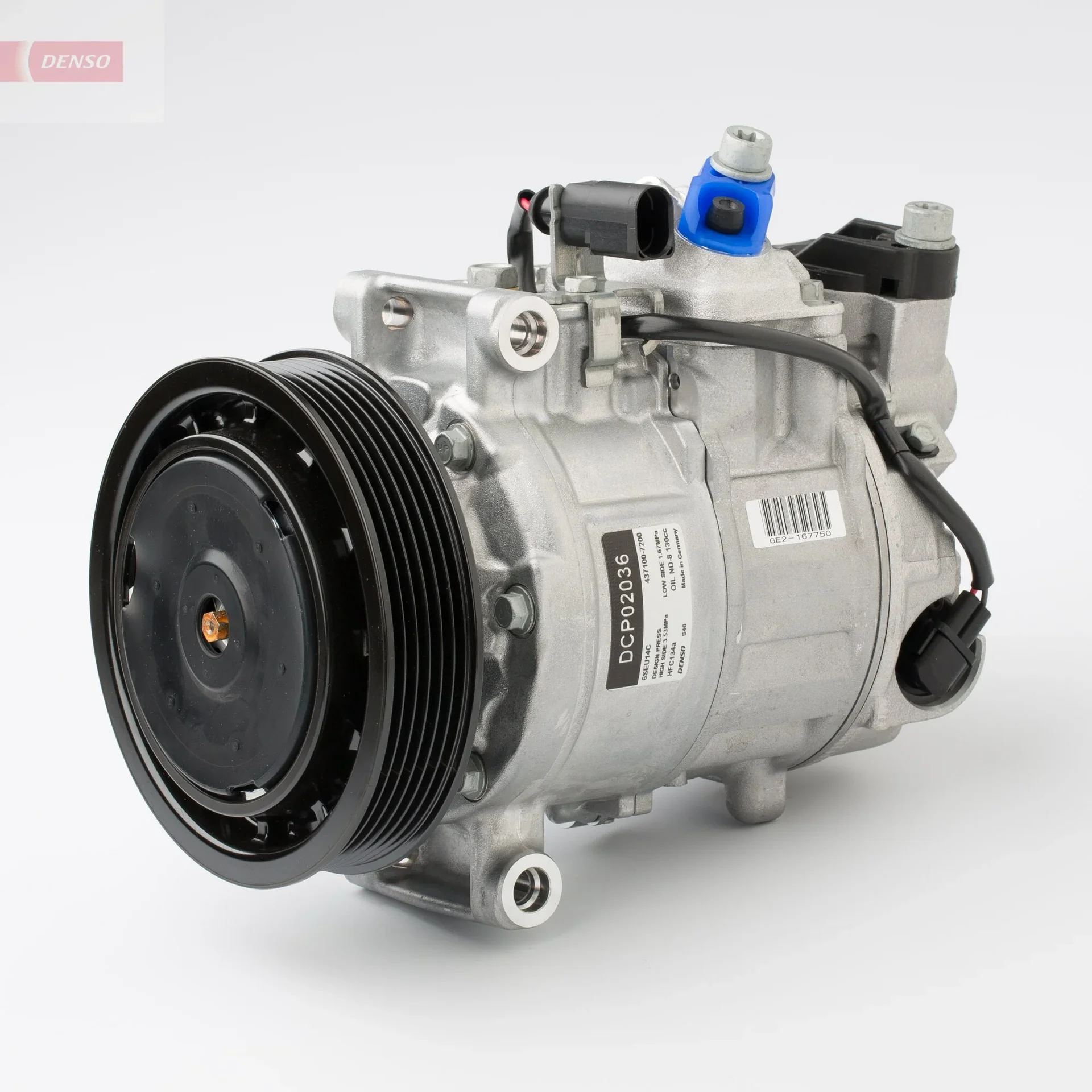 Компрессор, кондиционер DCP02036 DENSO оригинал - изображение 1