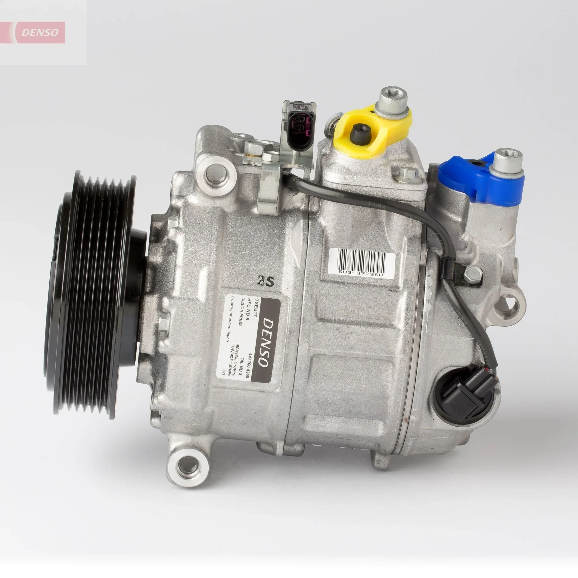 Компрессор, кондиционер DCP02096 DENSO оригинал - миниатюра 2