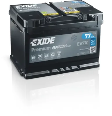 Стартерная аккумуляторная батарея premium *** EA770 EXIDE - изображение 1