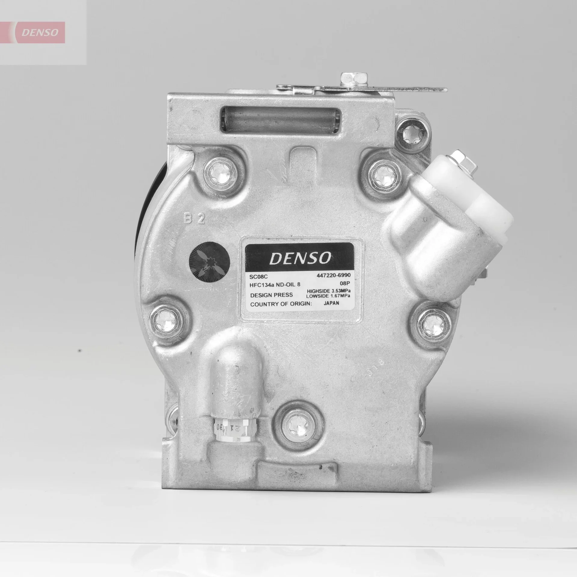 Компрессор, кондиционер DCP09007 DENSO оригинал - миниатюра 3