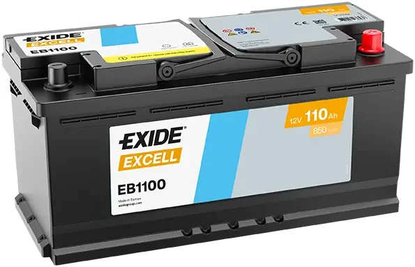 Стартерная аккумуляторная батарея excell ** EB1100 EXIDE - изображение 1
