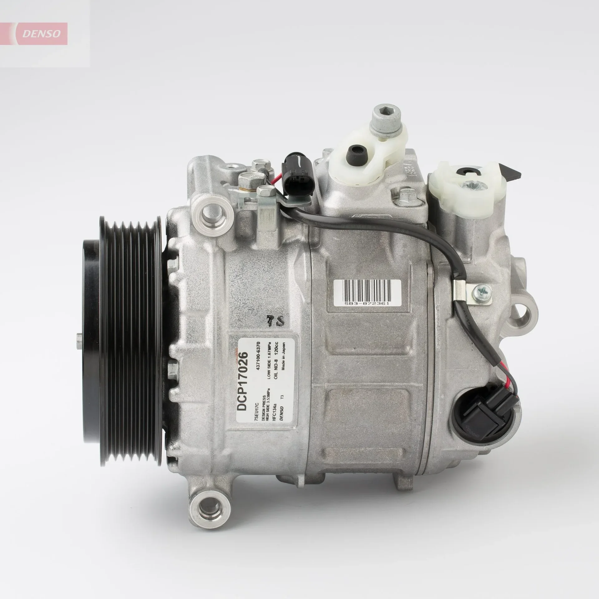 Компрессор, кондиционер DCP17026 DENSO оригинал - миниатюра 2