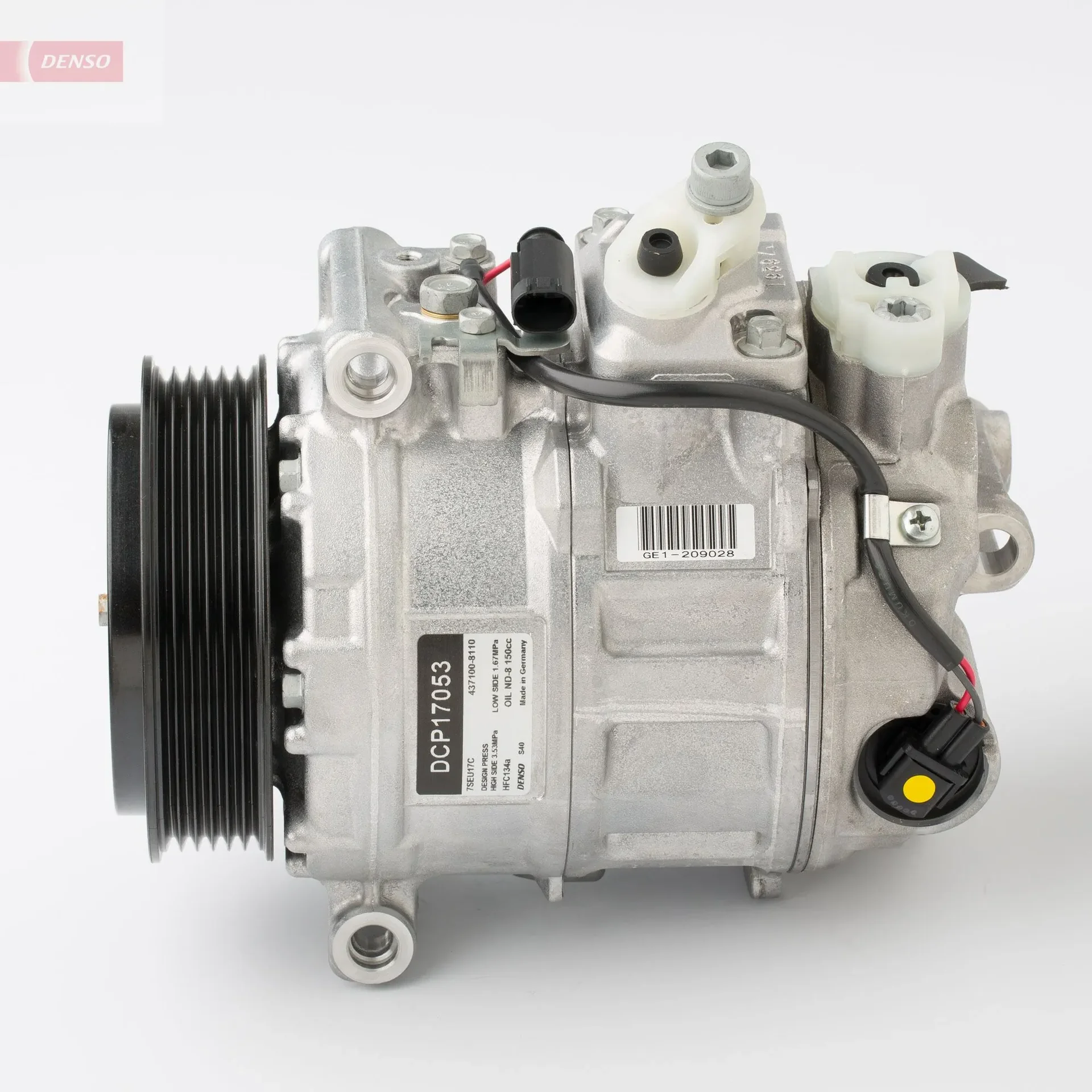 Компрессор, кондиционер DCP17053 DENSO оригинал - миниатюра 2