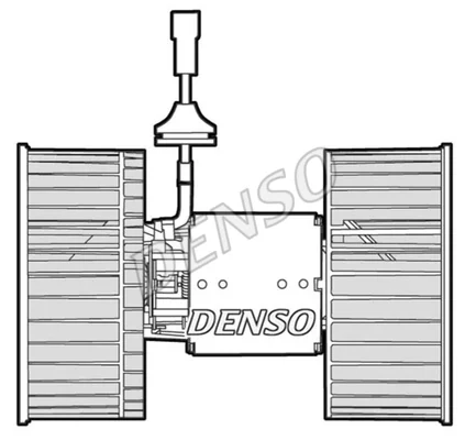 Вентилятор салона DEA12002 DENSO оригинал - изображение 1