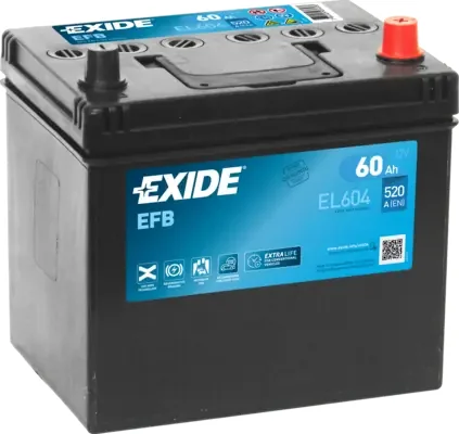 Стартерная аккумуляторная батарея efb EL604 EXIDE - изображение 1