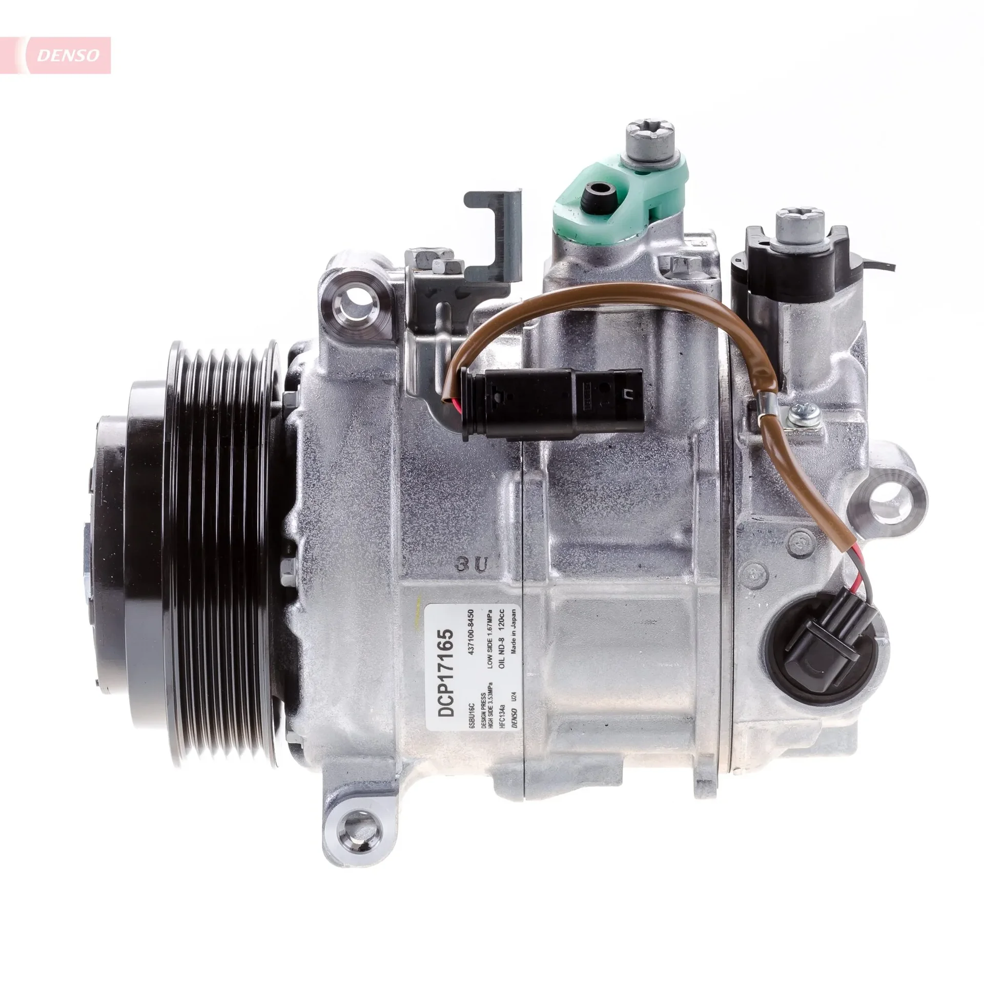 Компрессор, кондиционер DCP17165 DENSO оригинал - миниатюра 2