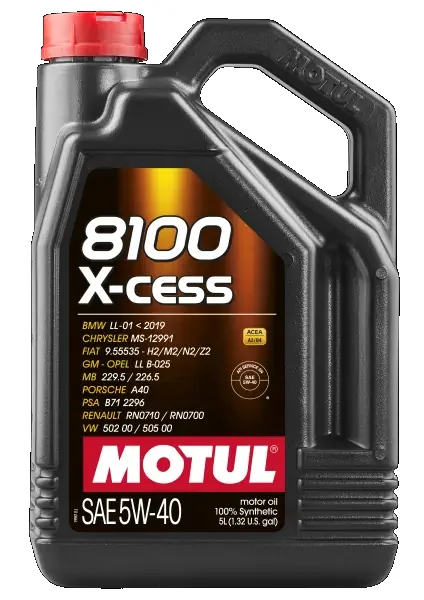 Моторное масло 8100 x-cess 5w-40 102870 MOTUL ориг