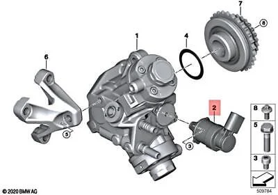 Клапан регулировки количества b47 13518574787 BMW - изображение 1