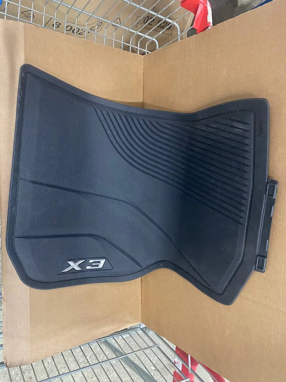 G01 ковры передние резиновые черные 51472450511 BMW уценен. - миниатюра 4