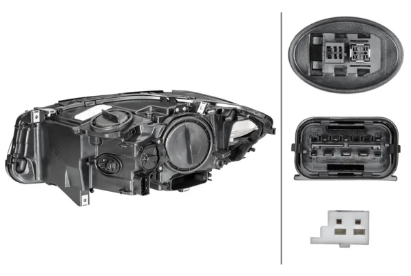 Основная фара 1ZS010131621 HELLA оригинал - миниатюра 2