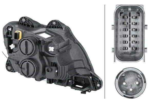 Основная фара 1ED010116531 HELLA оригинал - миниатюра 2