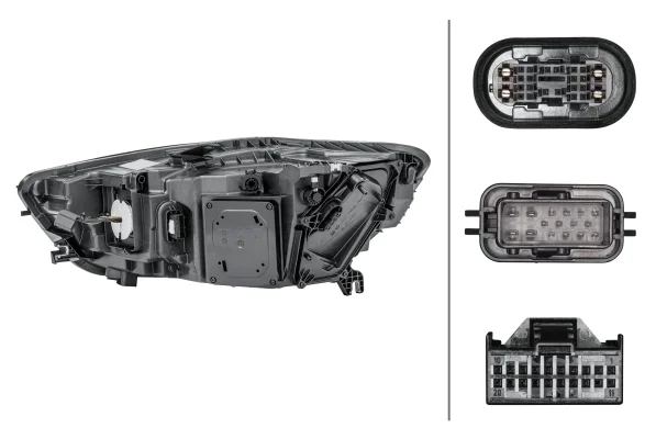 Основная фара 1EX011151421 HELLA оригинал - миниатюра 2