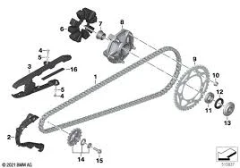 Цепь gs / r / xr 33818522842 BMW оригинал - миниатюра 2
