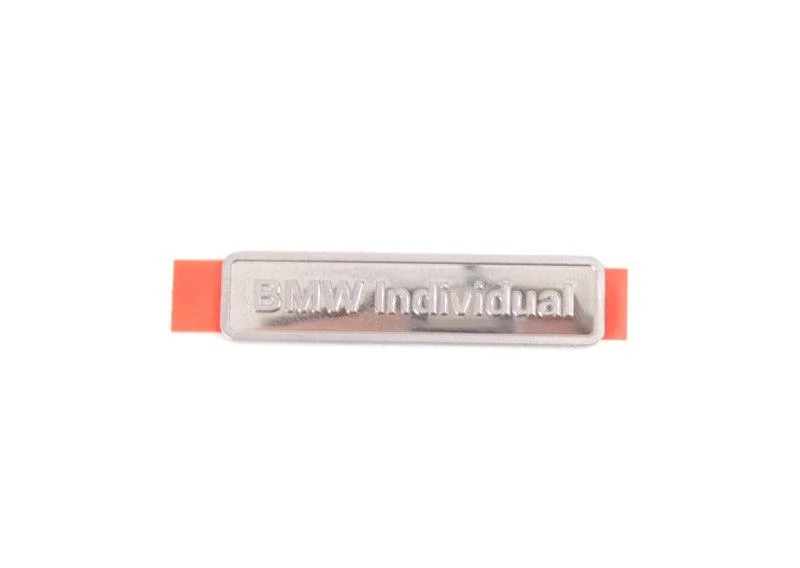E/f серия эмблема individual 36137897226 BMW ориг - изображение 1