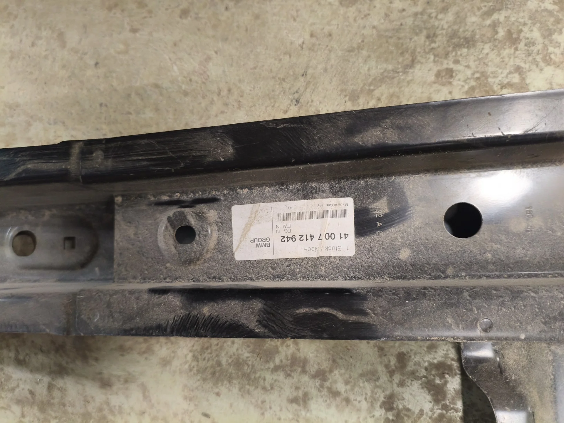 G30 передний лонжерон правый 41007412942 BMW ориг - миниатюра 2