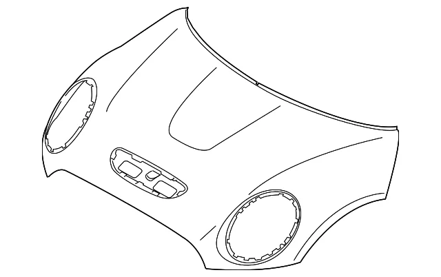 F57 / f56 капот 41008499869 BMW оригинал - миниатюра 2