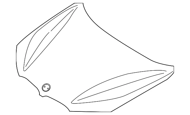 U11 капот 41009629102 BMW оригинал - миниатюра 2