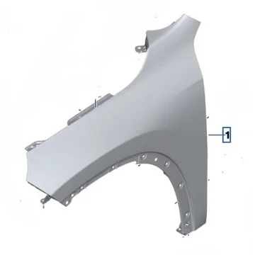 U11 переднее левое крыло 41009629107 BMW оригинал - изображение 1