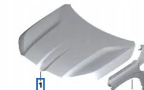 G09 капот 41615A2FCE1 BMW оригинал - миниатюра 2