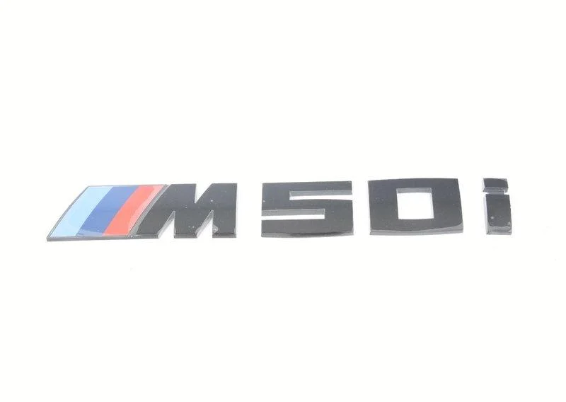 Эмблема черн. m50i 51142472845 BMW оригинал - изображение 1