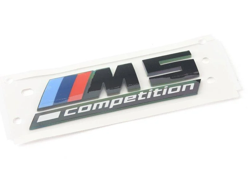 Надпись m5 competition 51148078714 BMW оригинал - изображение 1