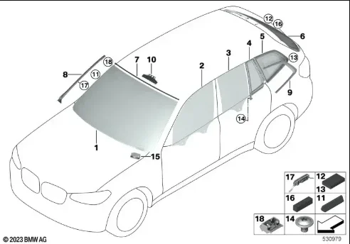 G01n лобовое стекло hud 51315A967E9 BMW оригинал - изображение 1