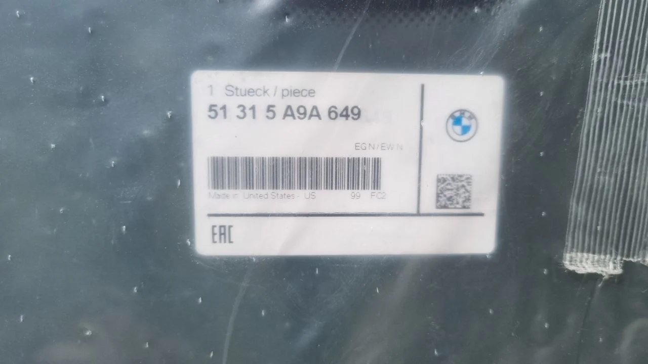 G01 лобовое стекло 51315A9A649 BMW оригинал - миниатюра 2