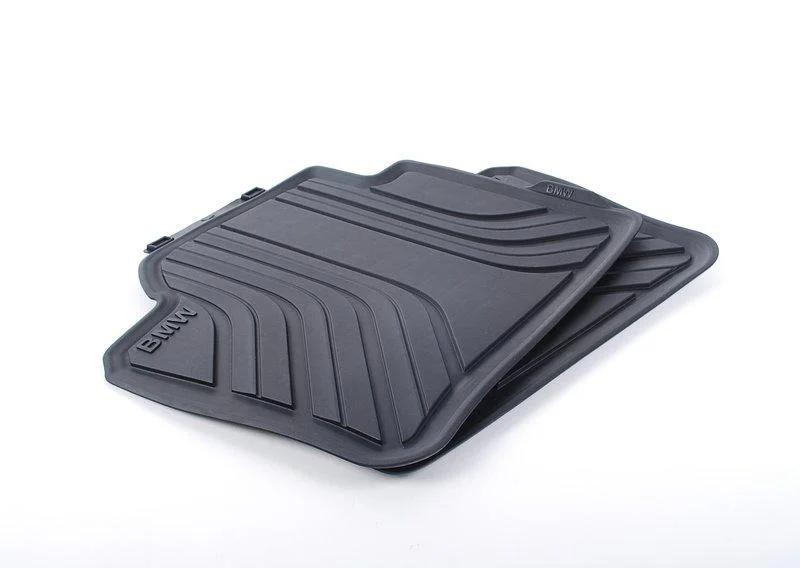 F30 задние резиновые коврики черные 51472219802 BMW - миниатюра 5